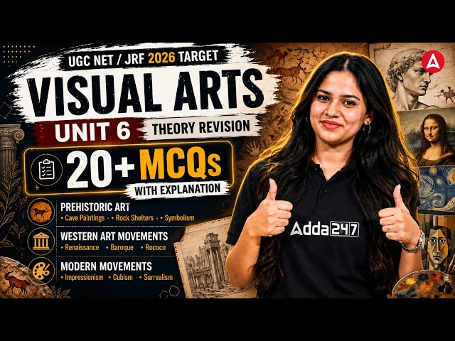UGC NET Visual Art Unit 6 | UGC NET Visual Art Theory Revision Top 20 MCQs By Anjali Mam