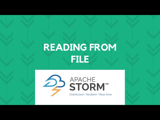Apache Storm: Tutorial on reading from a file in Apache Storm