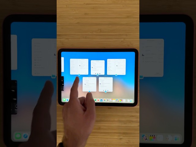 iPadOS 26 multitasking and window control!
