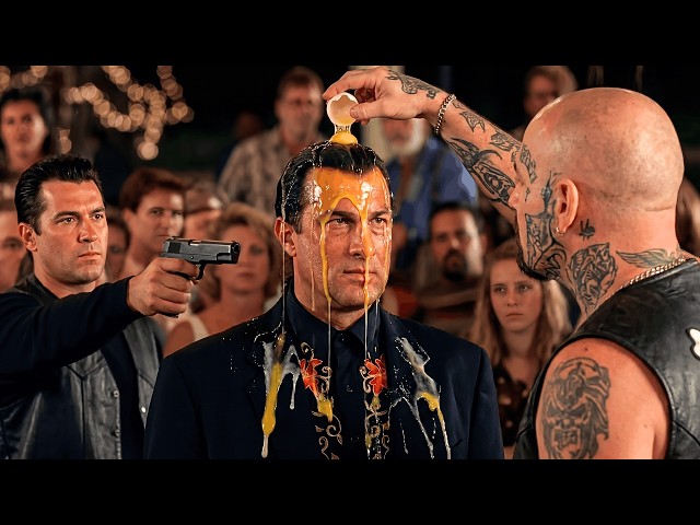 Gang Humiliated Steven Seagal in a bar, had no idea that Steven breaks bones