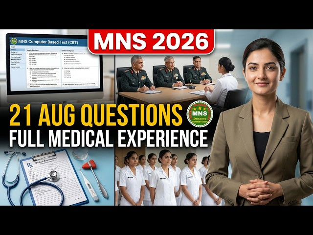MNS 2026 Screening Process Experience | August 20 MNS 2026 Interview Questions | August 20 CBT Qu...