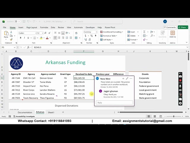 Illustrated Excel 365 | Module 10: SAM Project B Project Relief