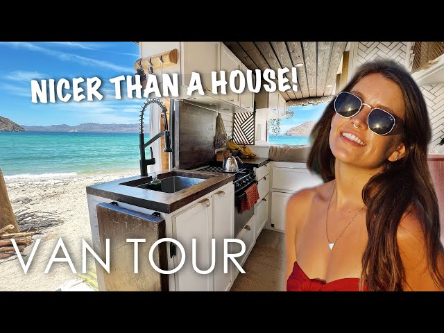 The Ultimate Luxury Van Tour | the BEST Vanlife layout