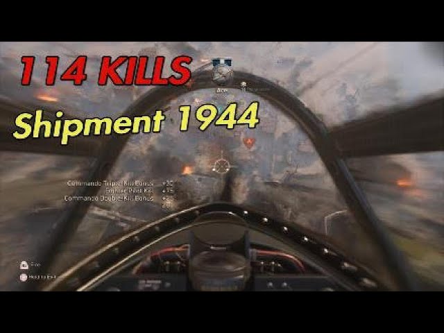 COD WW2: 114 KILLS Shipment 1944 Bechowiec Gameplay
