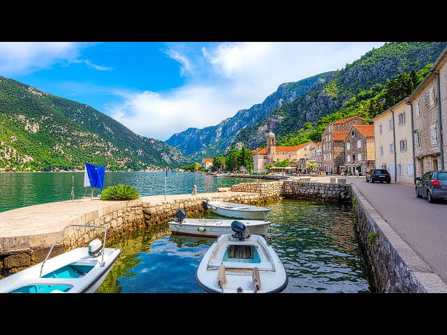 Muo Montenegro 4K Kotor Bay Walking Tour 2025