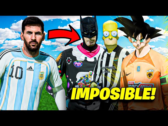 I Played 11 Messis vs Cartoon Characters in FIFA!