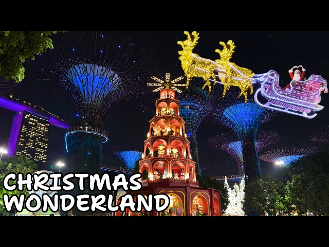 Christmas Wonderland at Gardens by the Bay | Singapore’s Most Magical Christmas Event 2025