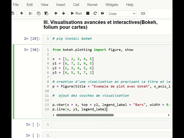 006 Visualisation avancées des données avec Bokeh en Python