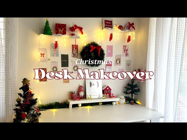 Christmas Desk Makeover🎄✨ || Cuddle Cloud