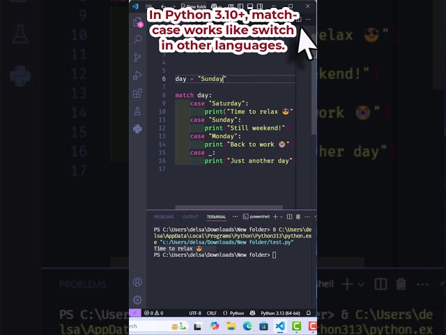 Python Has a Switch Statement?! 🤯