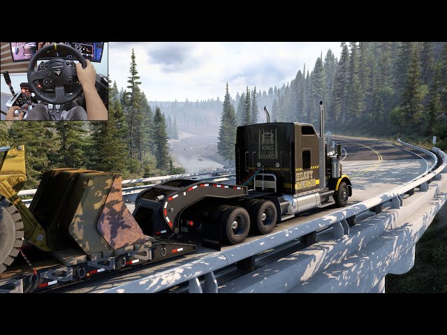 Kenworth T800 straight piped - American Truck Simulator | Thrustmaster TX