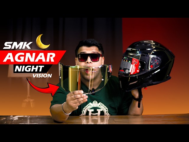 SMK Agnar Night Vision Visor😍 No Tention | SMK Agnar Visor Option | Best Budget Helmet in 5000