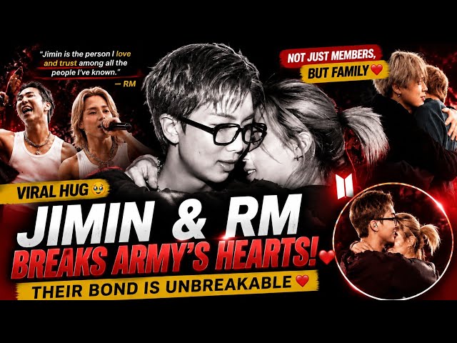 😱 “Jimin & RM Viral Hug Breaks ARMY’s Hearts! Their Bond Is Unbreakable 💜”
