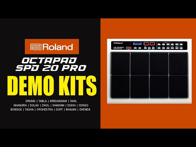 Roland SPD 20 PRO demo kits review