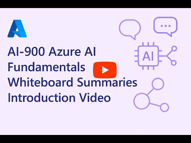 Azure AI Fundamentals Whiteboard Summaries Introduction