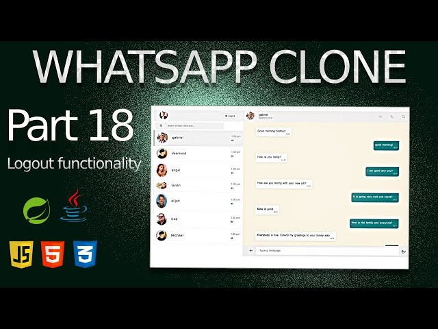 How to build a ChatApp: Logout functionality