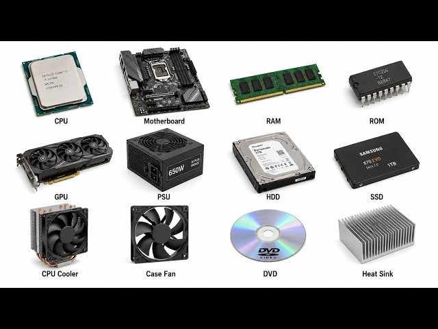 Every Internal Computer Component Explained in 13 Minutes!