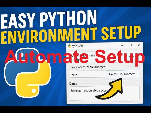 Create Python Virtual Environments the Easy Way | pyEasyStart Tutorial for Beginners