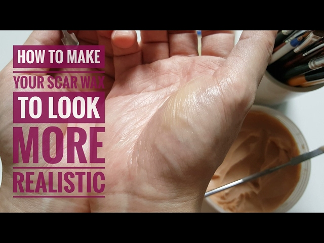 SFX tutorial: How to blend your scar wax to make them look more realistic