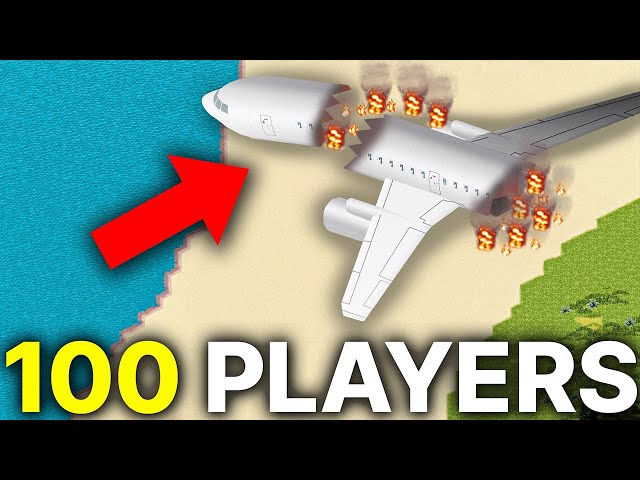 100 Zomboid Players Simulate Civilization after a PLANE CRASH