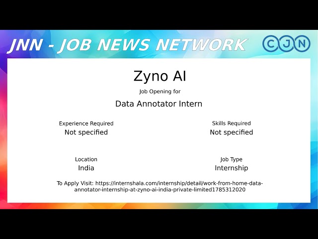 Job News Show 14 | Top 10 Computer Science Internships Jobs | 2026-08-10