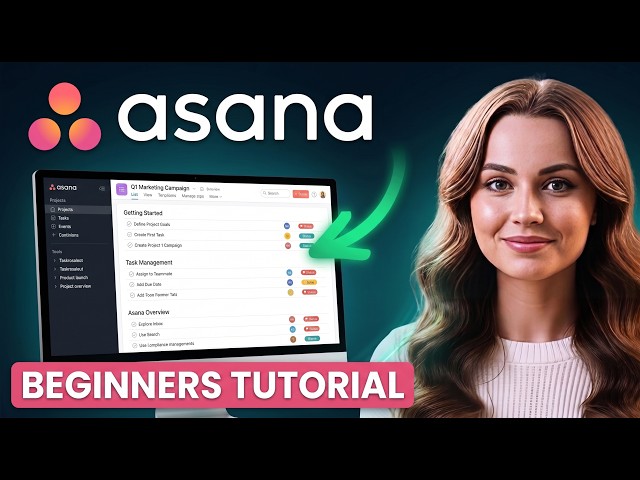 Asana Tutorial For Beginners 2026 (Project Management, Automations & More Features)