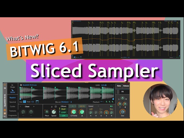 Bitwig 6.1 – New Sliced Sampler & Dynamic Pitch Detection