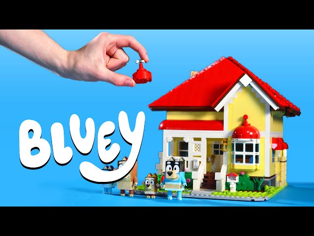 I built BLUEY'S House with LEGO!