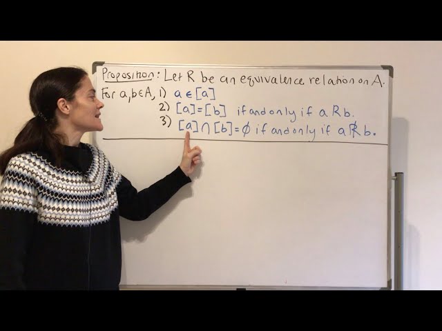 Equivalence Relations (full lecture)