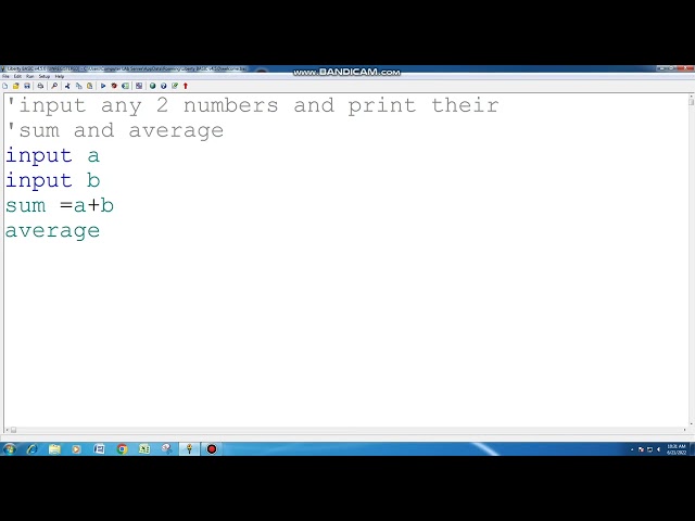 Liberty Basic Input program