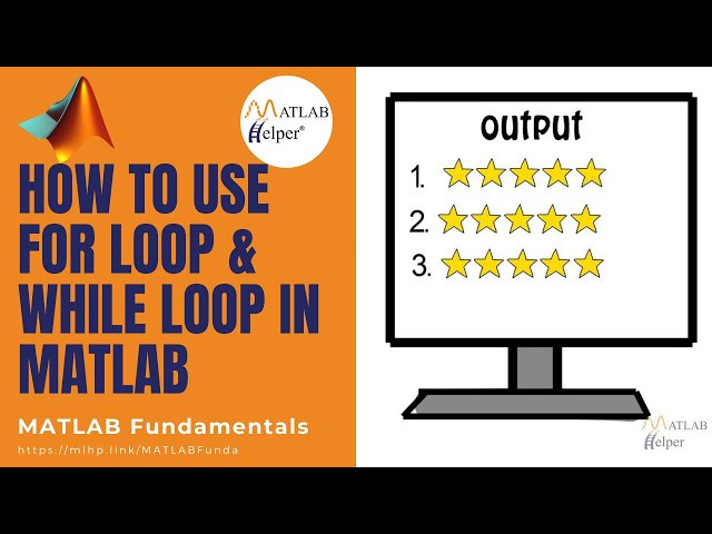 How to use For Loop and While Loop in MATLAB | MATLAB Fundamentals | @MATLABHelper