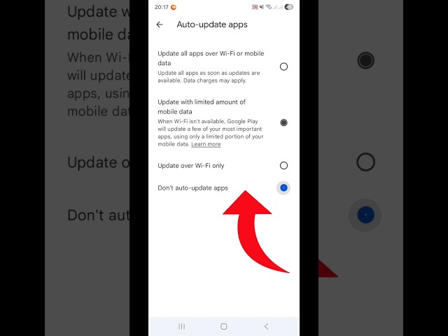 how van we turn off dont auto app update playstore #settings #shorts