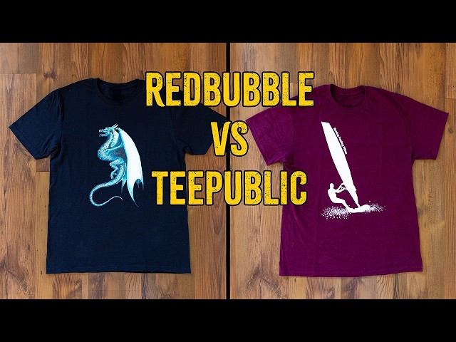 Selling Your Art Online | Redbubble vs TeePublic