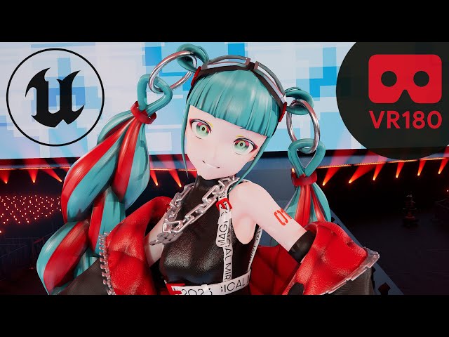 [MMD] 8K [VR180] YOASOBI feat. Hatsune Miku / 初音ミク – Idol / アイドル | Tokyo Dome