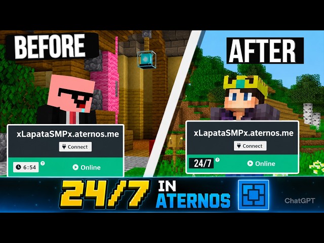 Keep Your Aternos Server Running 24/7 | No Ban Risk 🤫