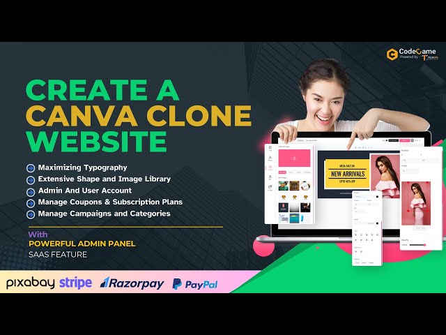 Canva Clone Script With Admin Panel - Online Photo Editor Clone Php Script Source Code