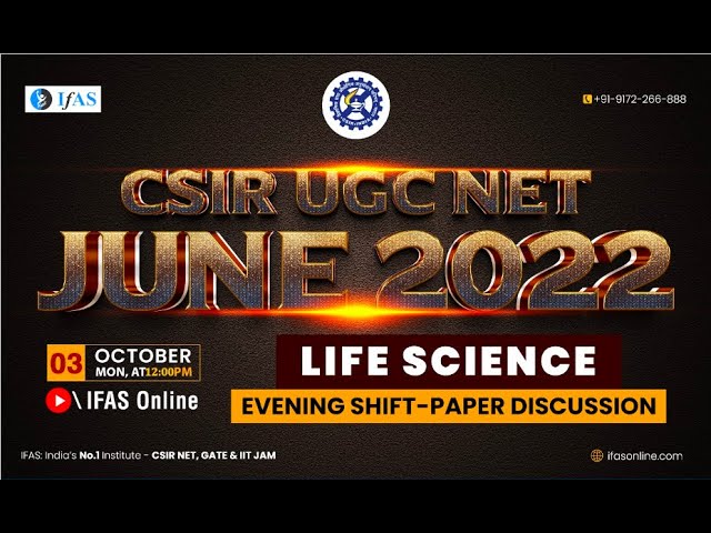 CSIR NET Life Science Paper Solution: Answer Key Discussion!