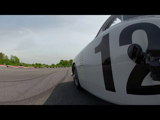 Mark 1 Jaguar (BUY1) sprint start & lap of Llandow Circuit in 360 VR