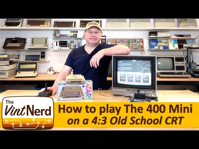 Hook-up your Atari 400 Mini's HDMI to a Commodore CRT 😎