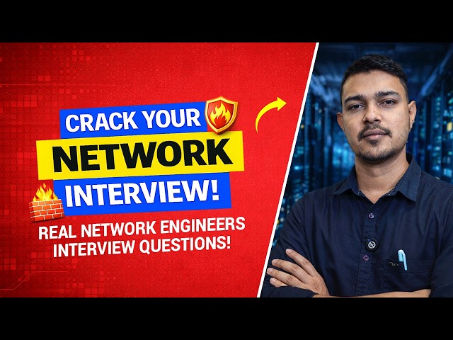 Top Network Engineer Interview Questions | CCNA, Scenario & Technical Q&A #ccna #interview #mock