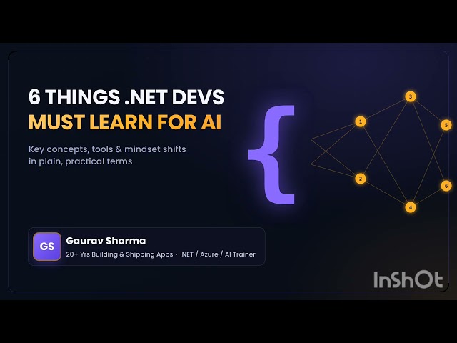 How .NET Developers Can Learn AI: A 10-Minute Roadmap