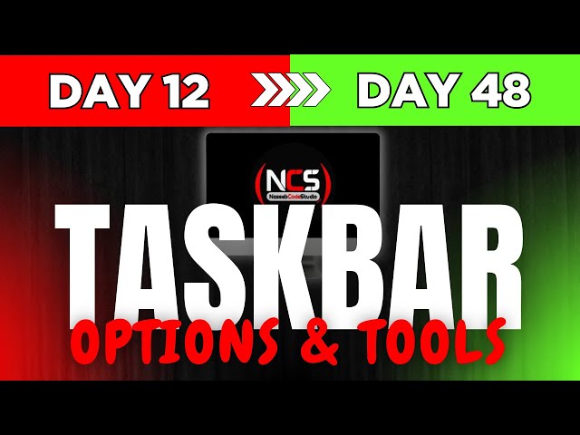DIT COURSE: Taskbar | How to use Taskbar, Taskbar Customization & Find Your Computer Specs & More!