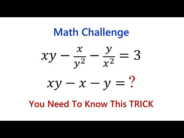 This China Math Olympiad Problem Stumped Many Students!