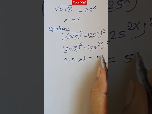 Germany|Can You Solve for X=?| Math Olympiad Problem| #maths #exponential #shorts #viral #germany