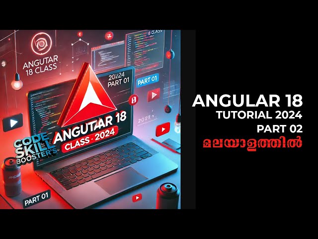 Angular 18 Tutorial Malayalam 2024 Part 02 Datatypes Bootstrap Install