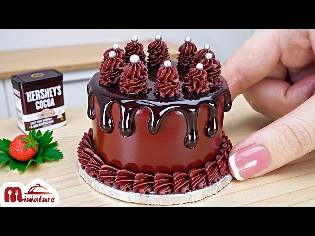 ☕ So Sweet Mini Mocha Chocolate Cake Making Ideas | ASMR Cooking Mini Food