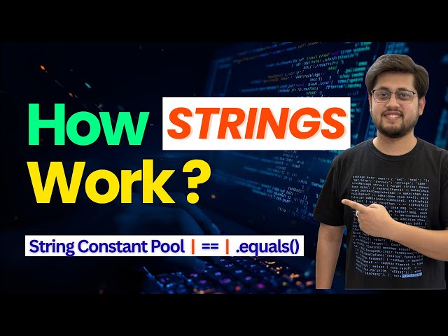 == vs .equals() in Java | String Constant Pool and Heap Explained Simply
