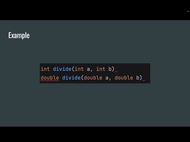 Function Overloading