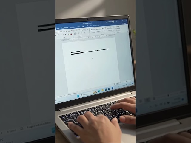 MS Word में Single Line और Double Line कैसे बनाएं | Word Line Shortcut #tricks  #msword