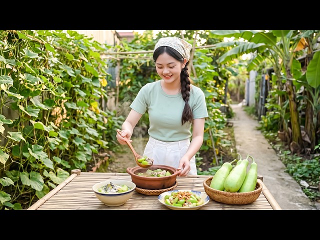Full Video: Crispy Stuffed Tofu, Braised Fish & Fresh Veggie Stir Fry – Cozy Countryside Feast